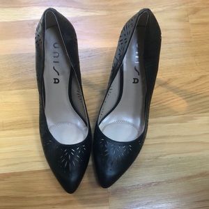 UNISA Black Heels Size 10